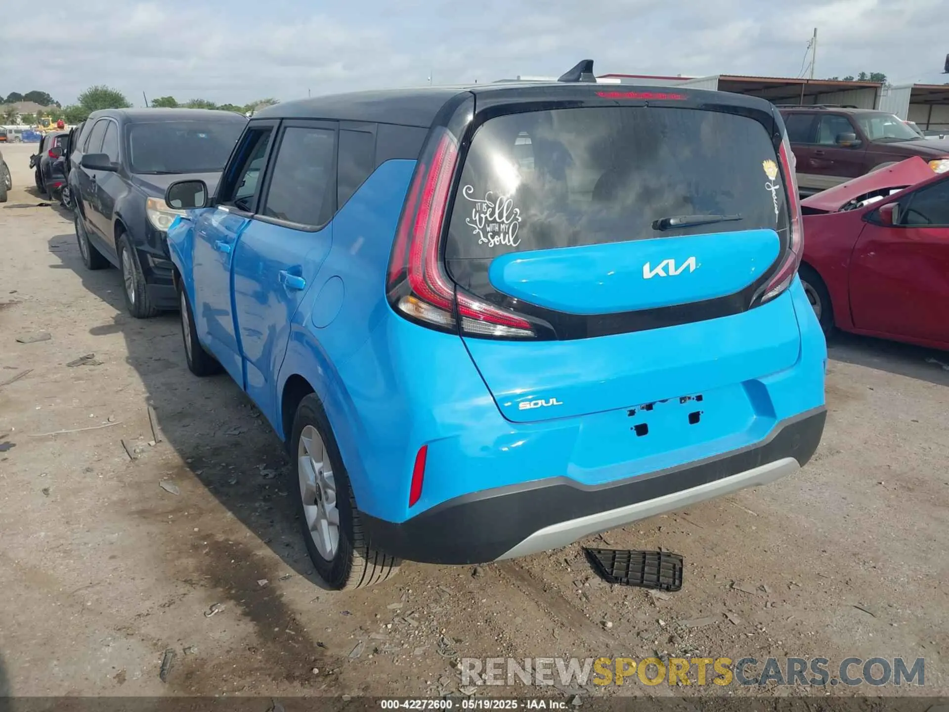 3 Photograph of a damaged car KNDJ23AU2P7202289 KIA SOUL 2023