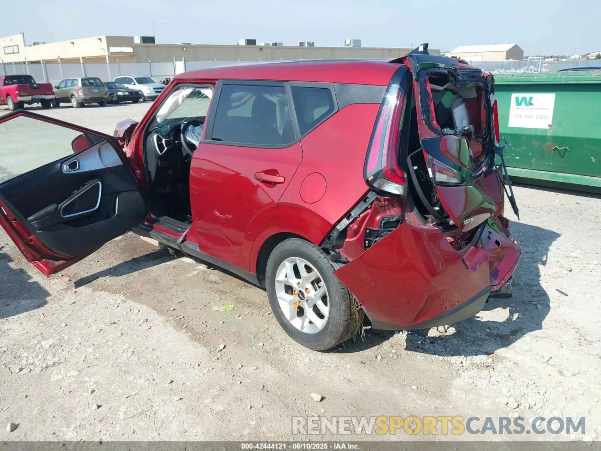 3 Photograph of a damaged car KNDJ23AU2P7884879 KIA SOUL 2023