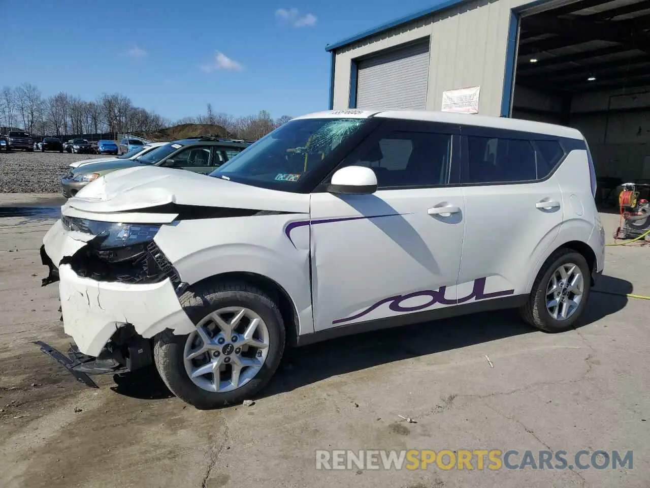 1 Photograph of a damaged car KNDJ23AU3P7866584 KIA SOUL 2023