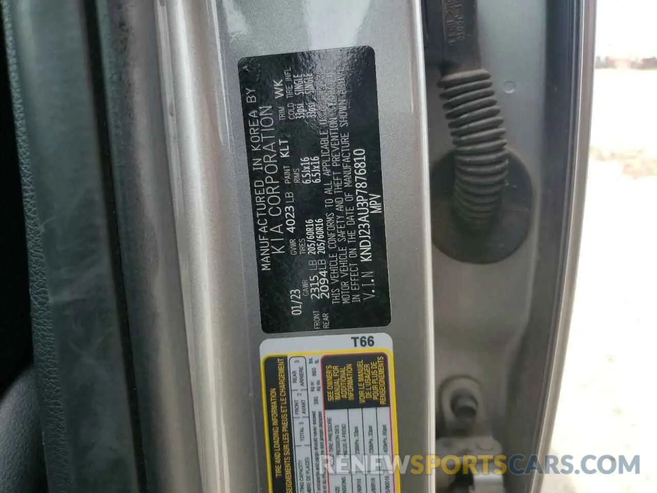 12 Photograph of a damaged car KNDJ23AU3P7876810 KIA SOUL 2023