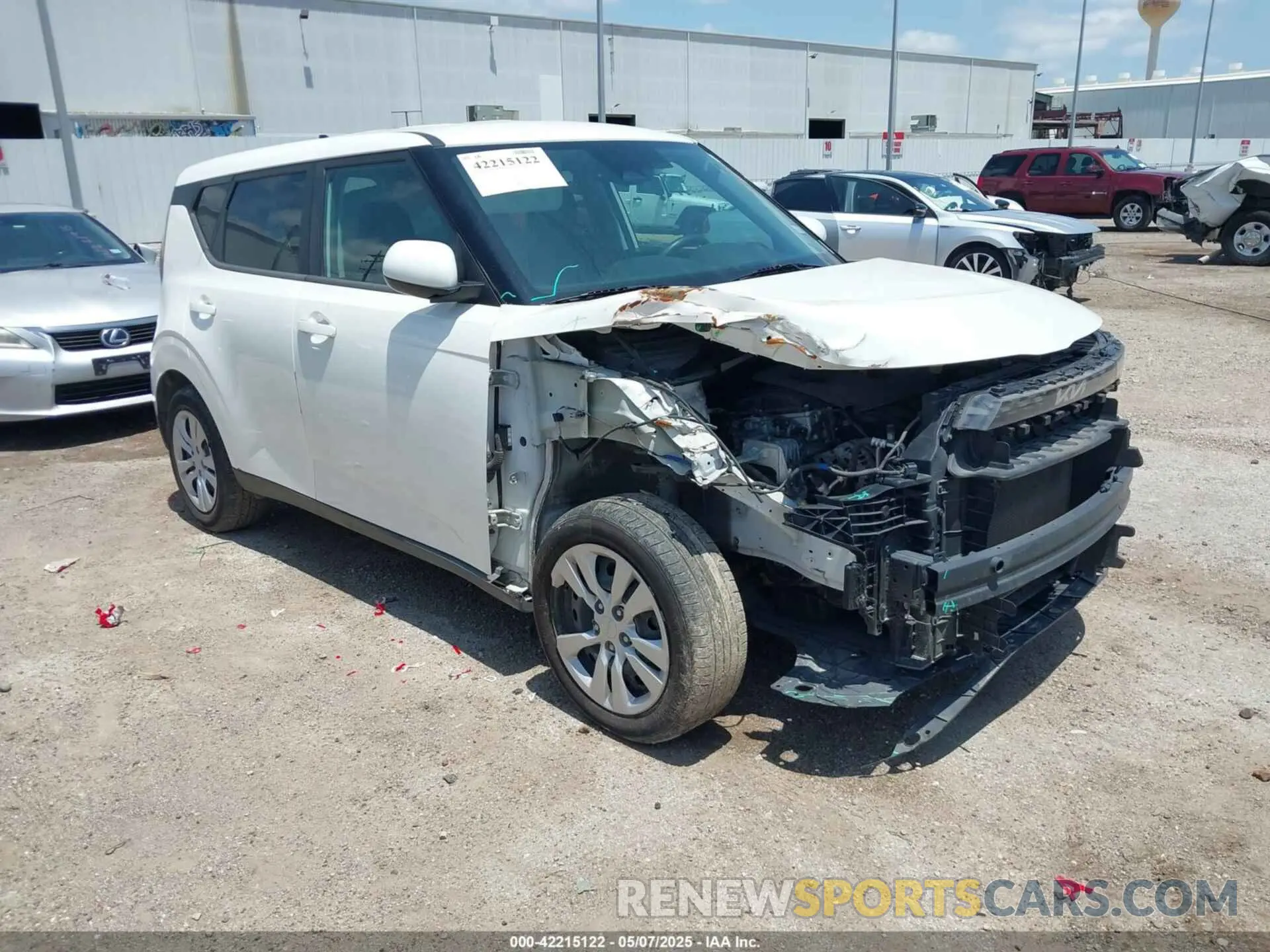1 Photograph of a damaged car KNDJ23AU4P7200883 KIA SOUL 2023