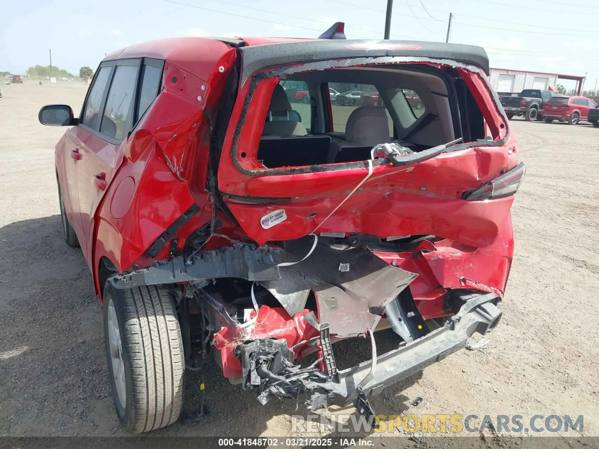 3 Photograph of a damaged car KNDJ23AU4P7207428 KIA SOUL 2023