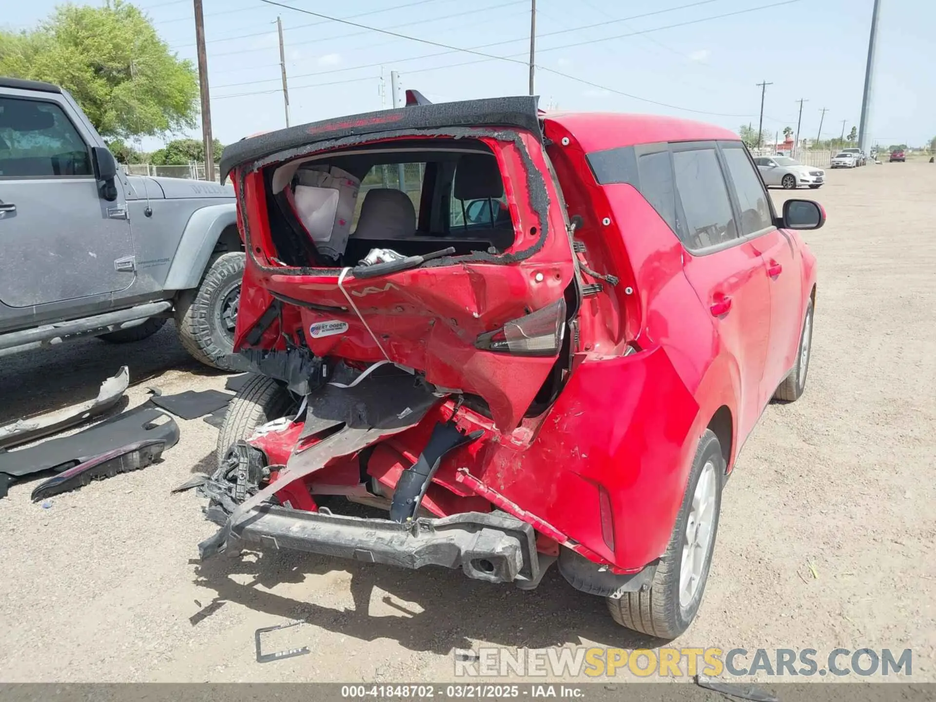 4 Photograph of a damaged car KNDJ23AU4P7207428 KIA SOUL 2023