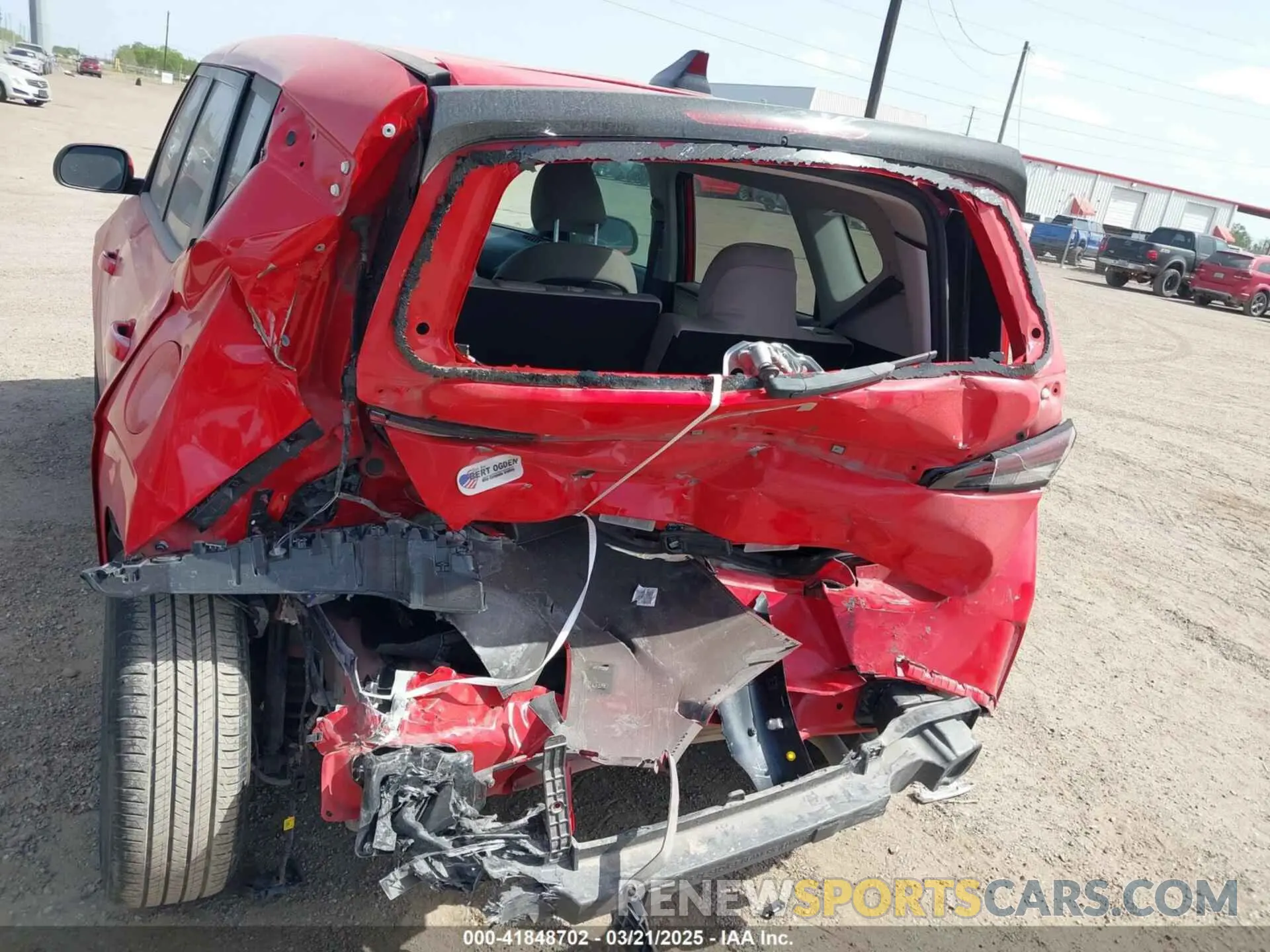 6 Photograph of a damaged car KNDJ23AU4P7207428 KIA SOUL 2023