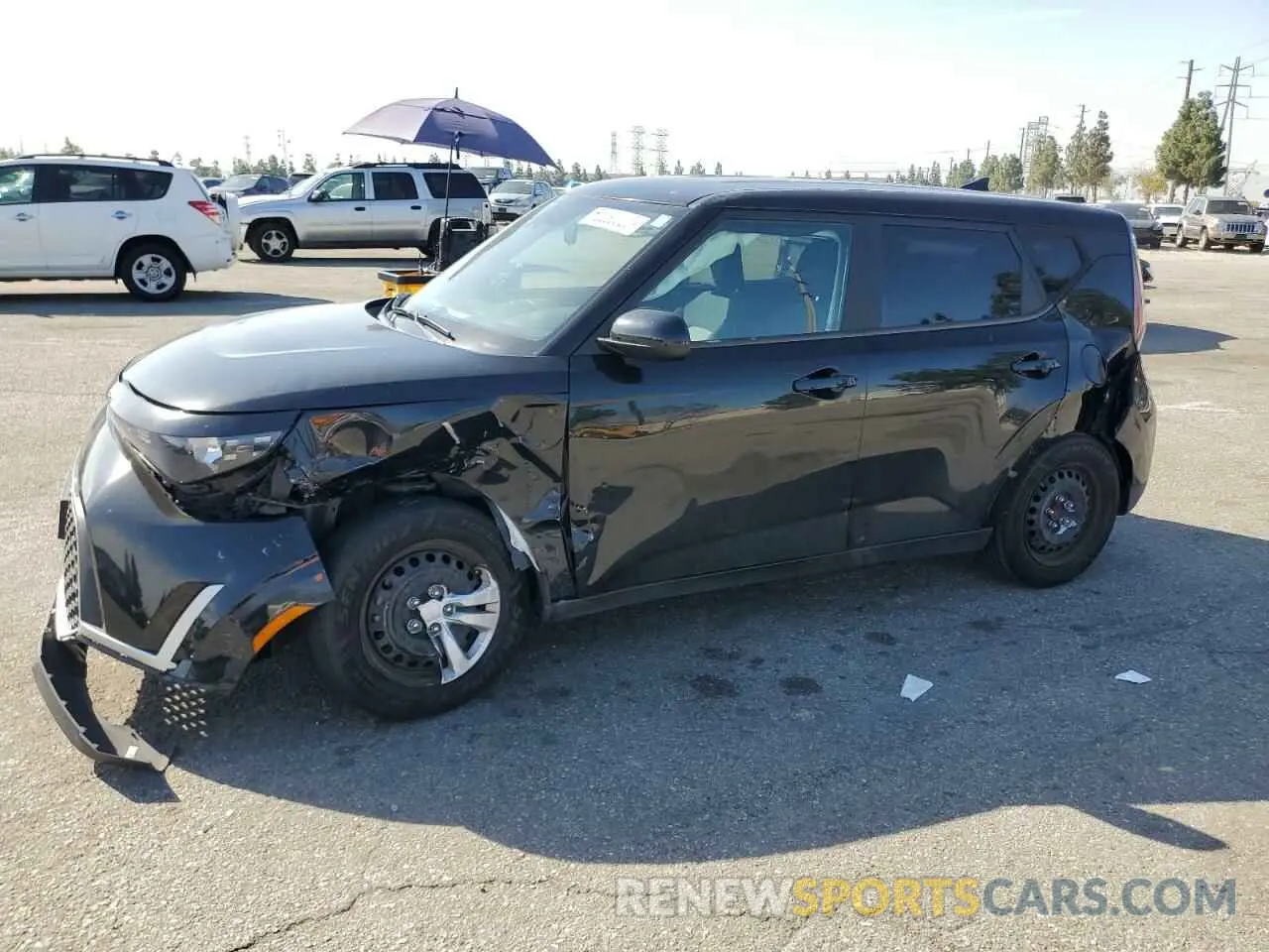 1 Photograph of a damaged car KNDJ23AU4P7840169 KIA SOUL 2023