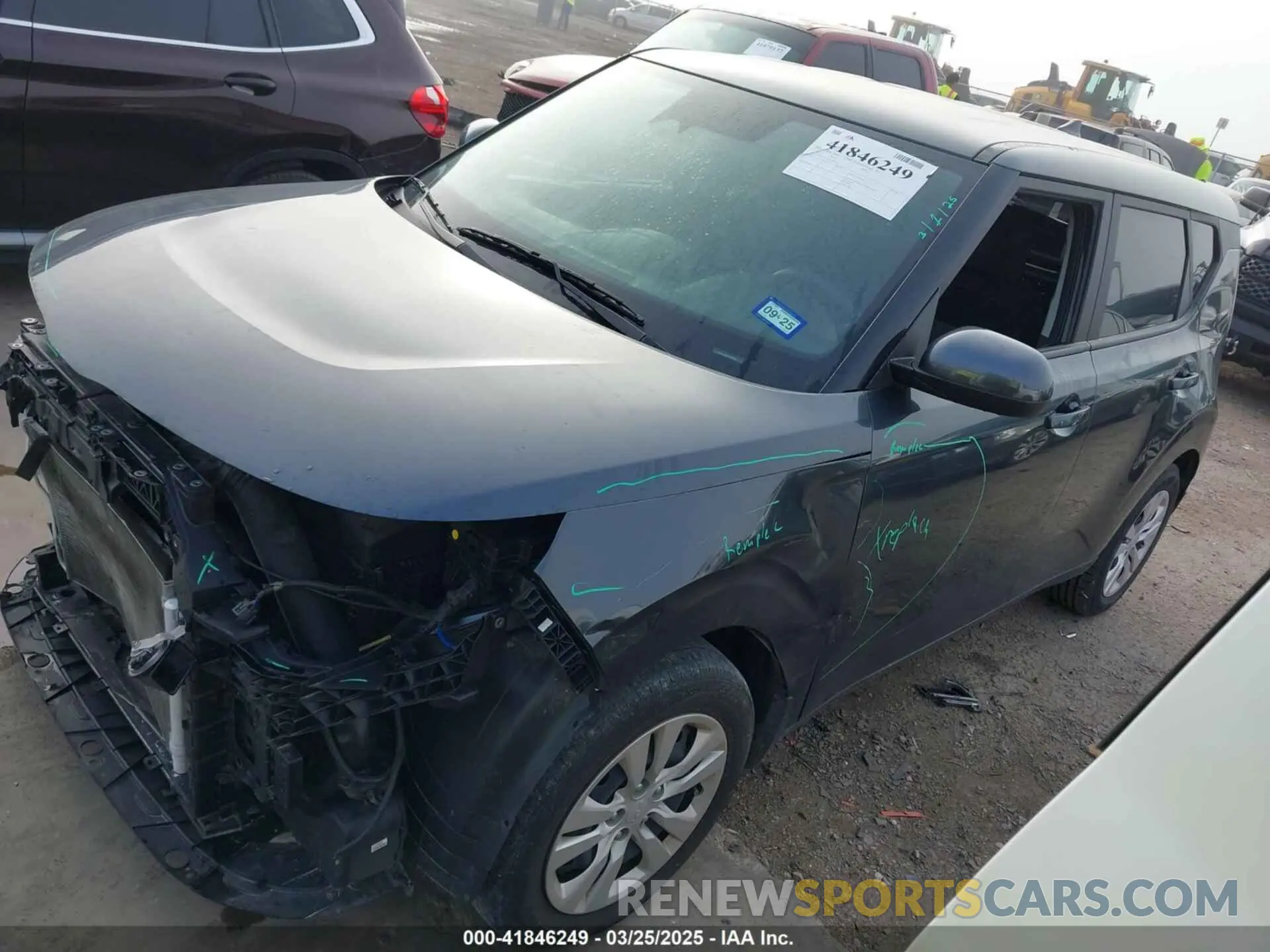 2 Photograph of a damaged car KNDJ23AU5P7198223 KIA SOUL 2023