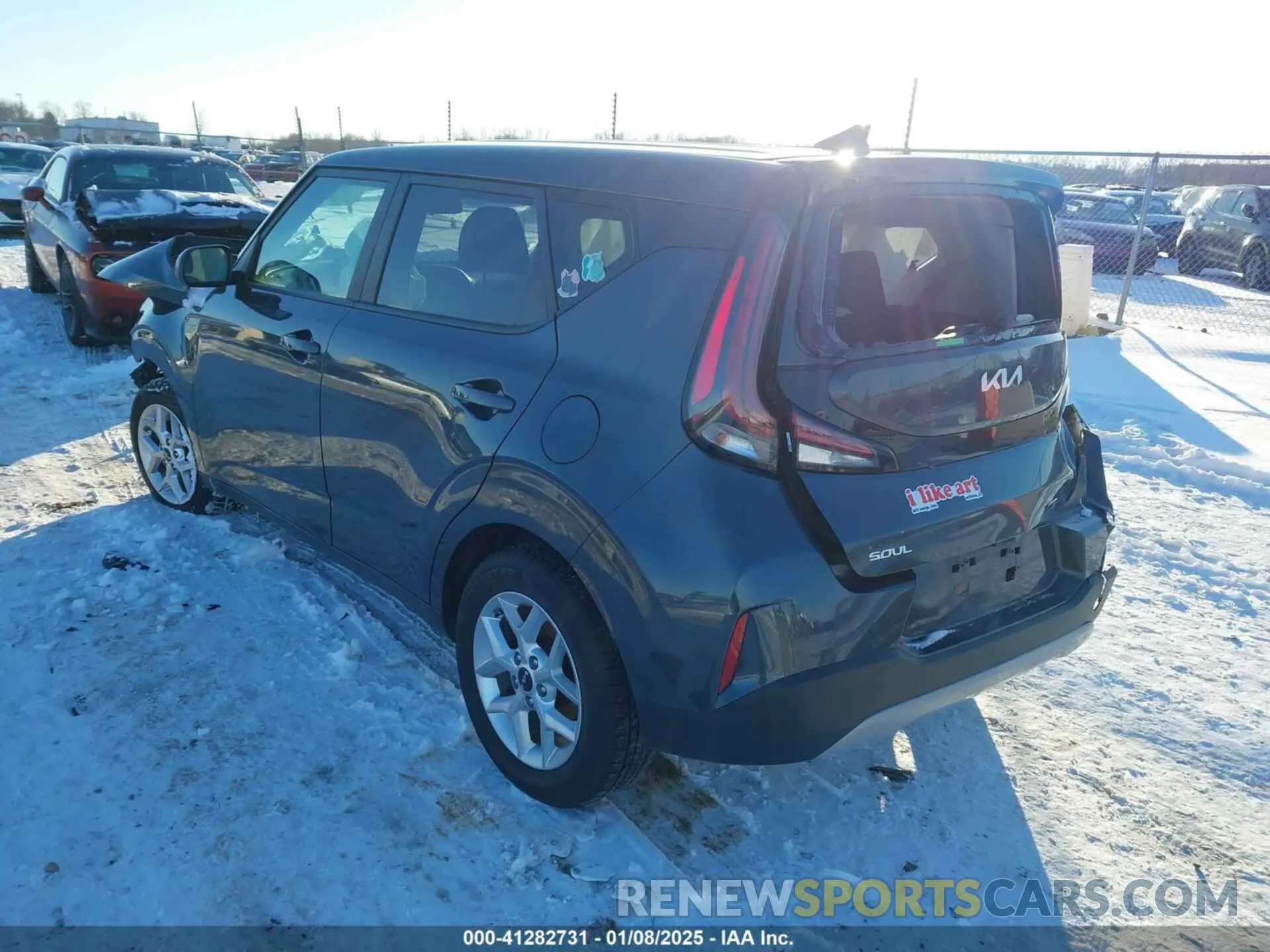 3 Photograph of a damaged car KNDJ23AU6P7199008 KIA SOUL 2023