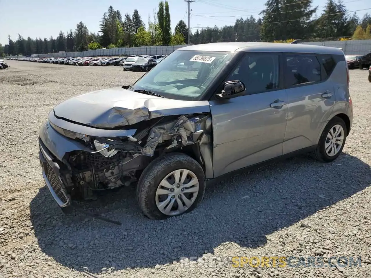 1 Photograph of a damaged car KNDJ23AU6P7844417 KIA SOUL 2023