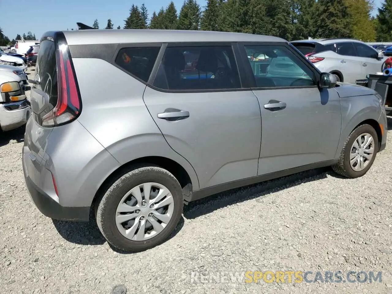 3 Photograph of a damaged car KNDJ23AU6P7844417 KIA SOUL 2023