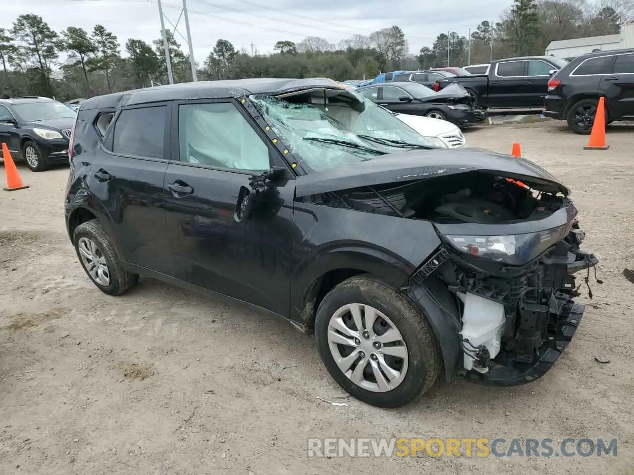 4 Photograph of a damaged car KNDJ23AU6P7872671 KIA SOUL 2023