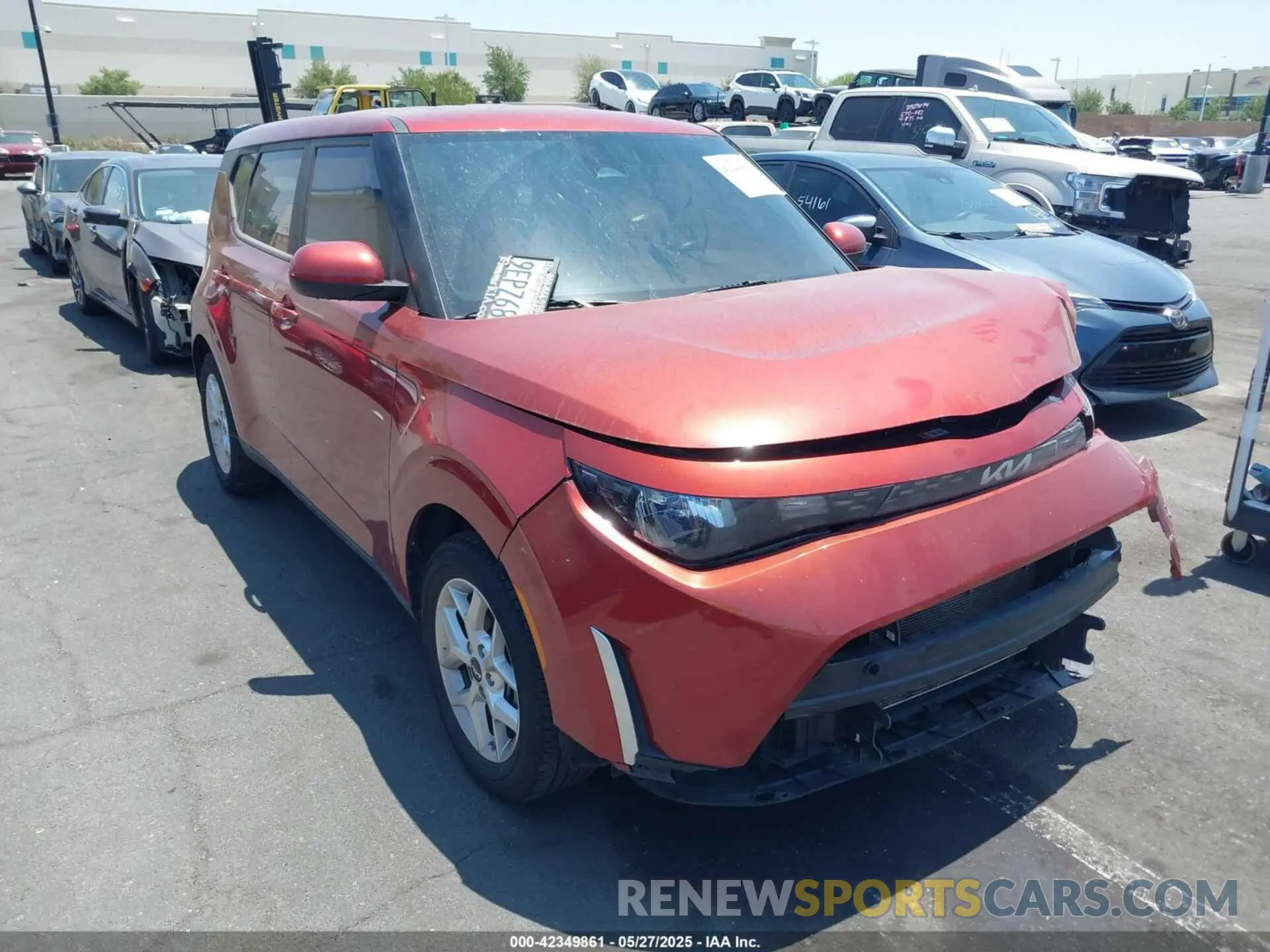 1 Photograph of a damaged car KNDJ23AU8P7859971 KIA SOUL 2023