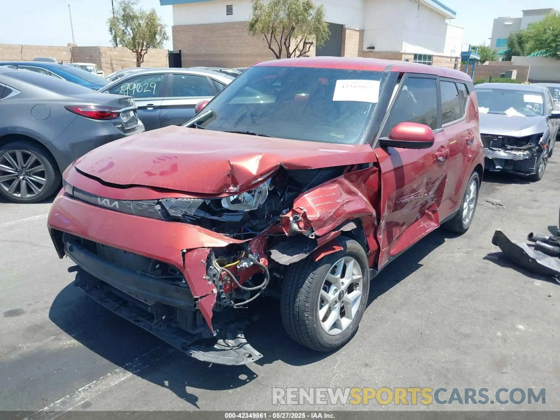2 Photograph of a damaged car KNDJ23AU8P7859971 KIA SOUL 2023