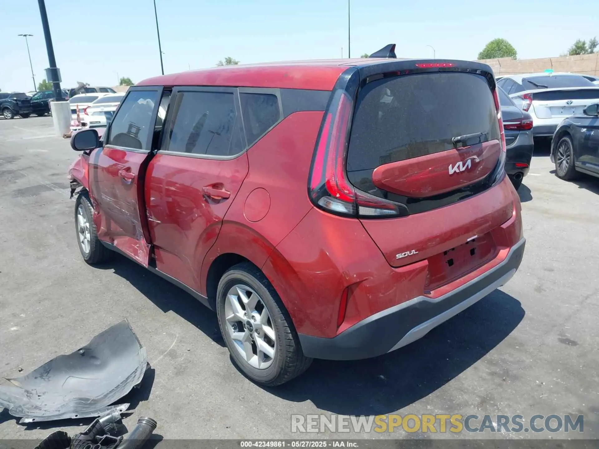 3 Photograph of a damaged car KNDJ23AU8P7859971 KIA SOUL 2023