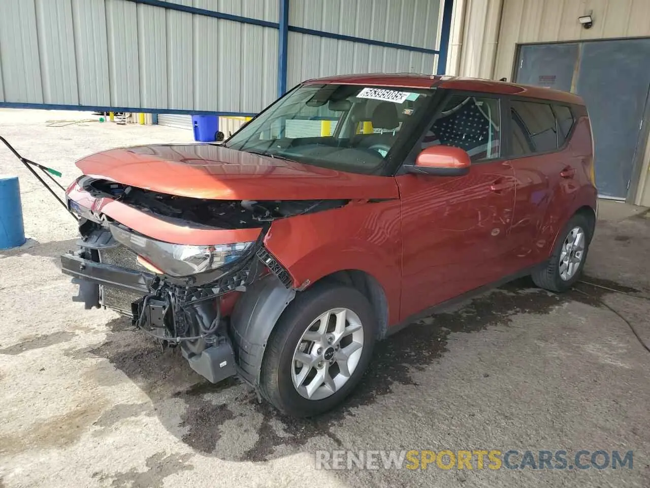 1 Photograph of a damaged car KNDJ23AU8P7877600 KIA SOUL 2023