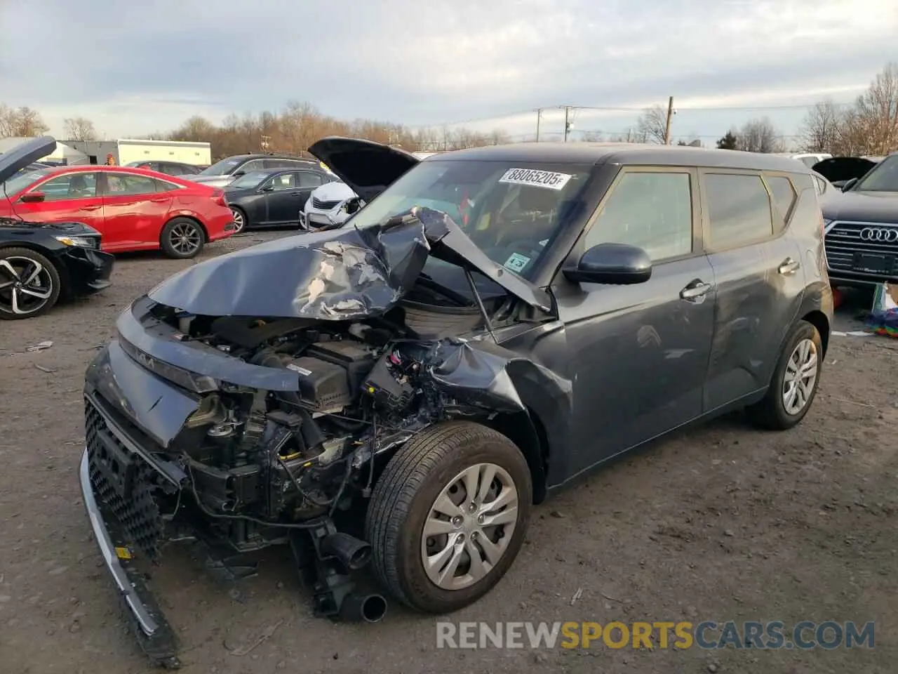 1 Photograph of a damaged car KNDJ23AU8P7880013 KIA SOUL 2023