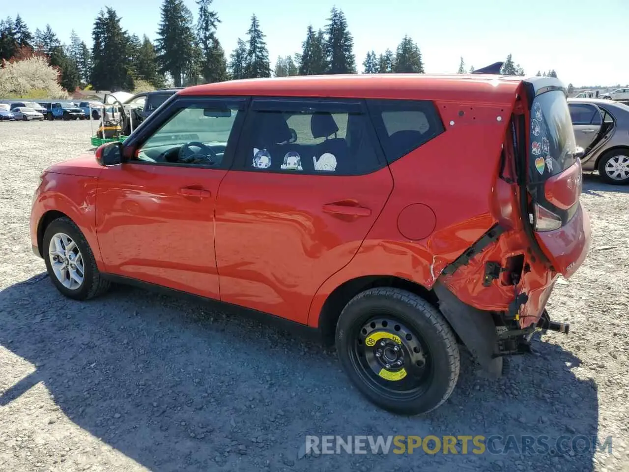 2 Photograph of a damaged car KNDJ23AU9P7191033 KIA SOUL 2023