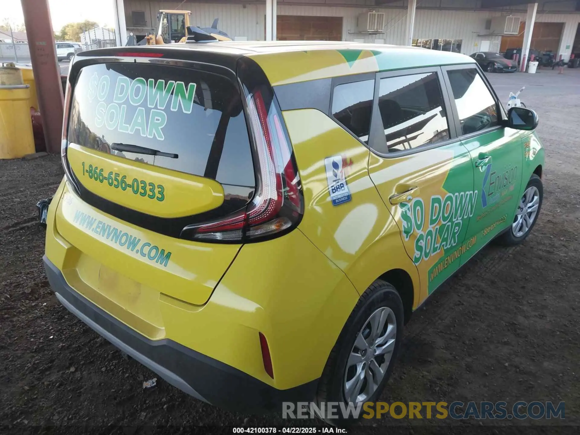 4 Photograph of a damaged car KNDJ23AU9P7846503 KIA SOUL 2023