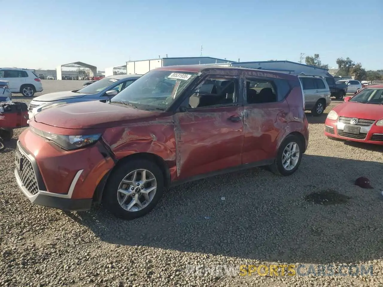 1 Photograph of a damaged car KNDJ23AUXP7189405 KIA SOUL 2023