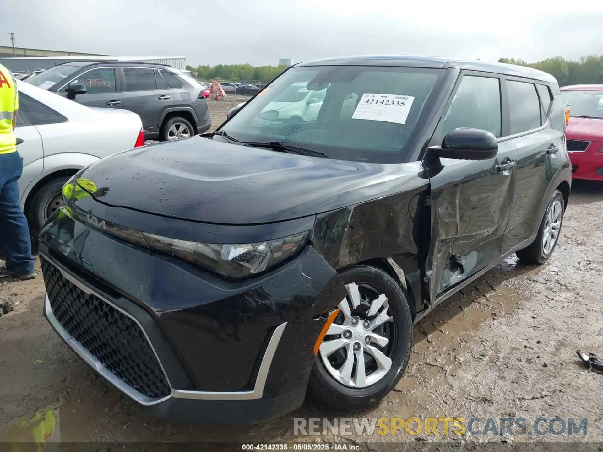2 Photograph of a damaged car KNDJ23AUXP7840046 KIA SOUL 2023