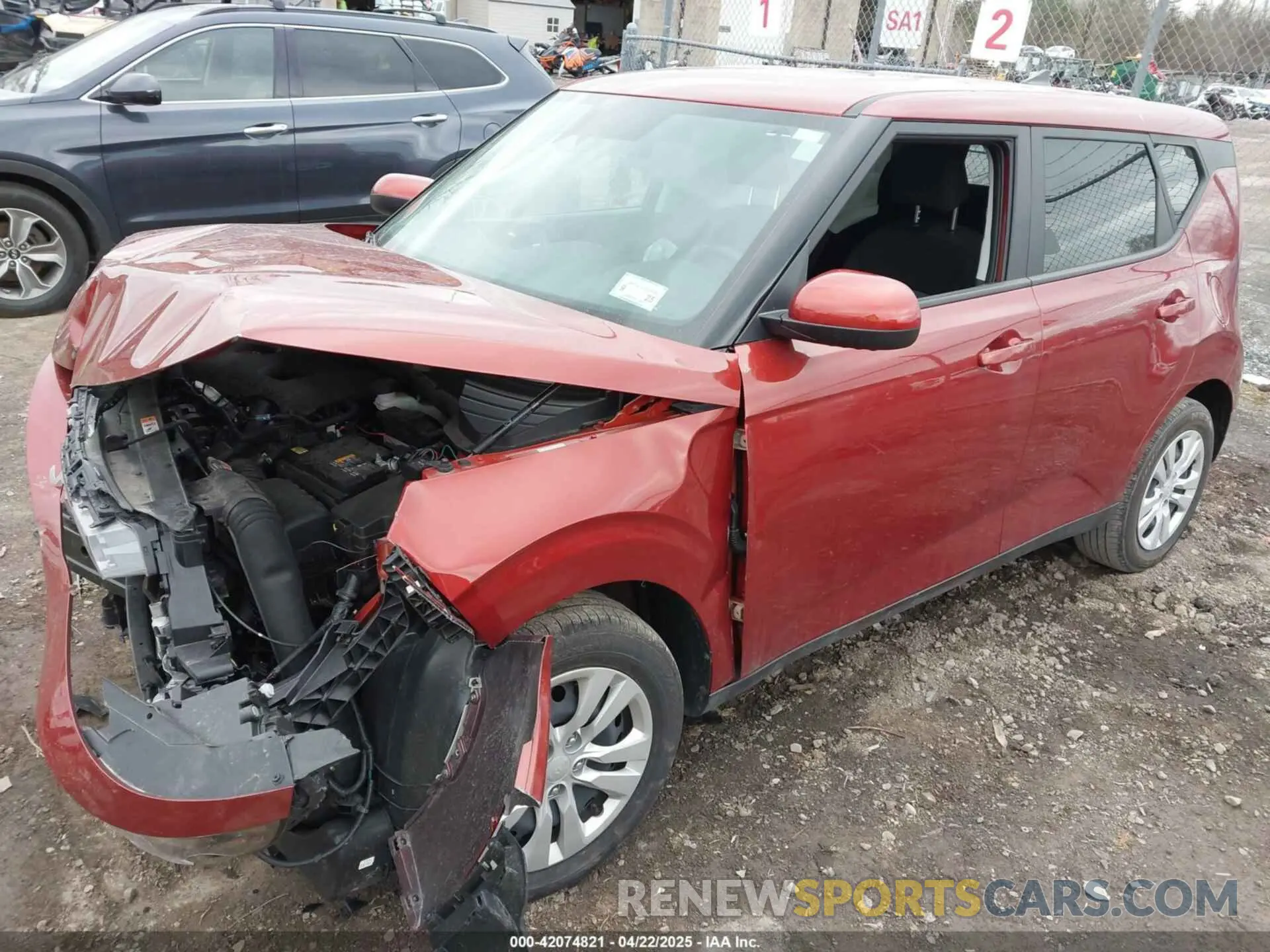 2 Photograph of a damaged car KNDJ23AUXP7890087 KIA SOUL 2023
