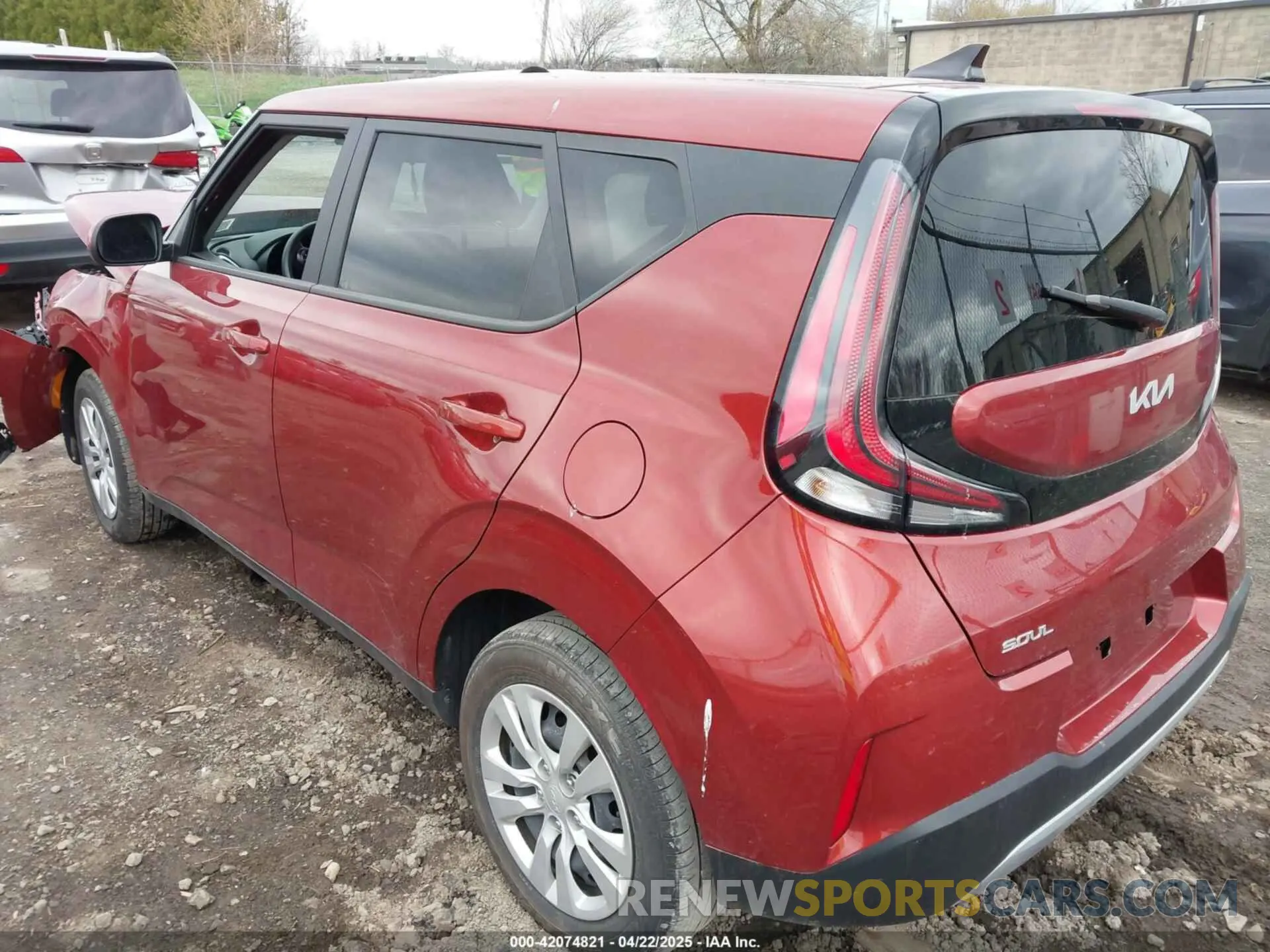 3 Photograph of a damaged car KNDJ23AUXP7890087 KIA SOUL 2023
