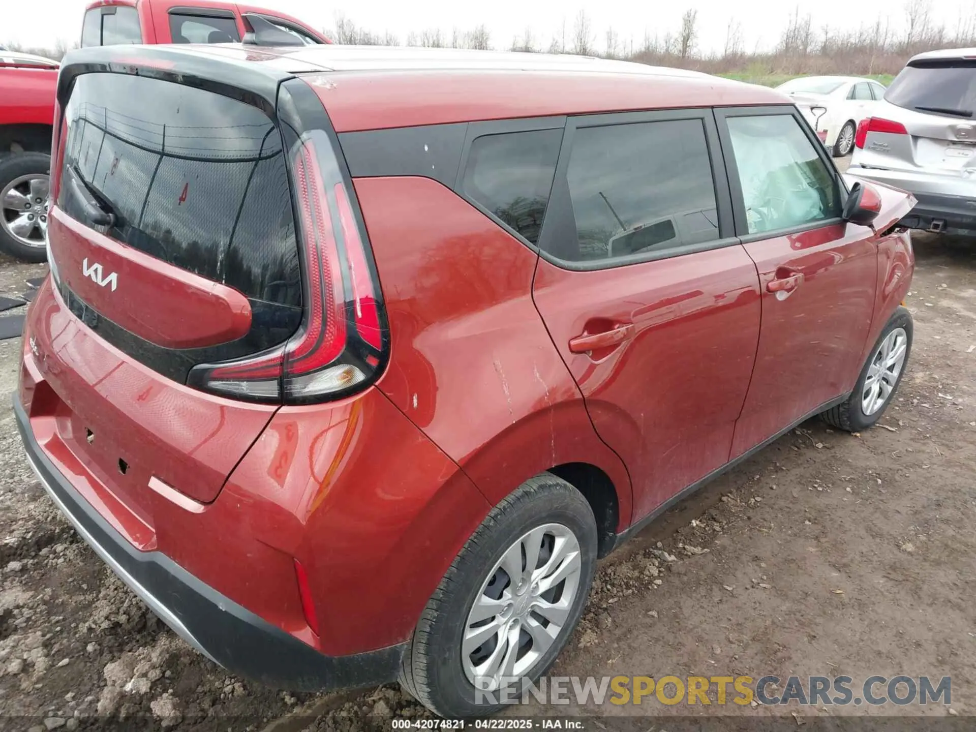 4 Photograph of a damaged car KNDJ23AUXP7890087 KIA SOUL 2023