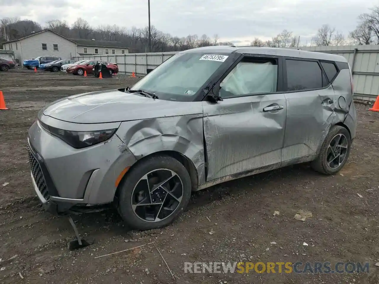 1 Photograph of a damaged car KNDJ33AU4P7865621 KIA SOUL 2023