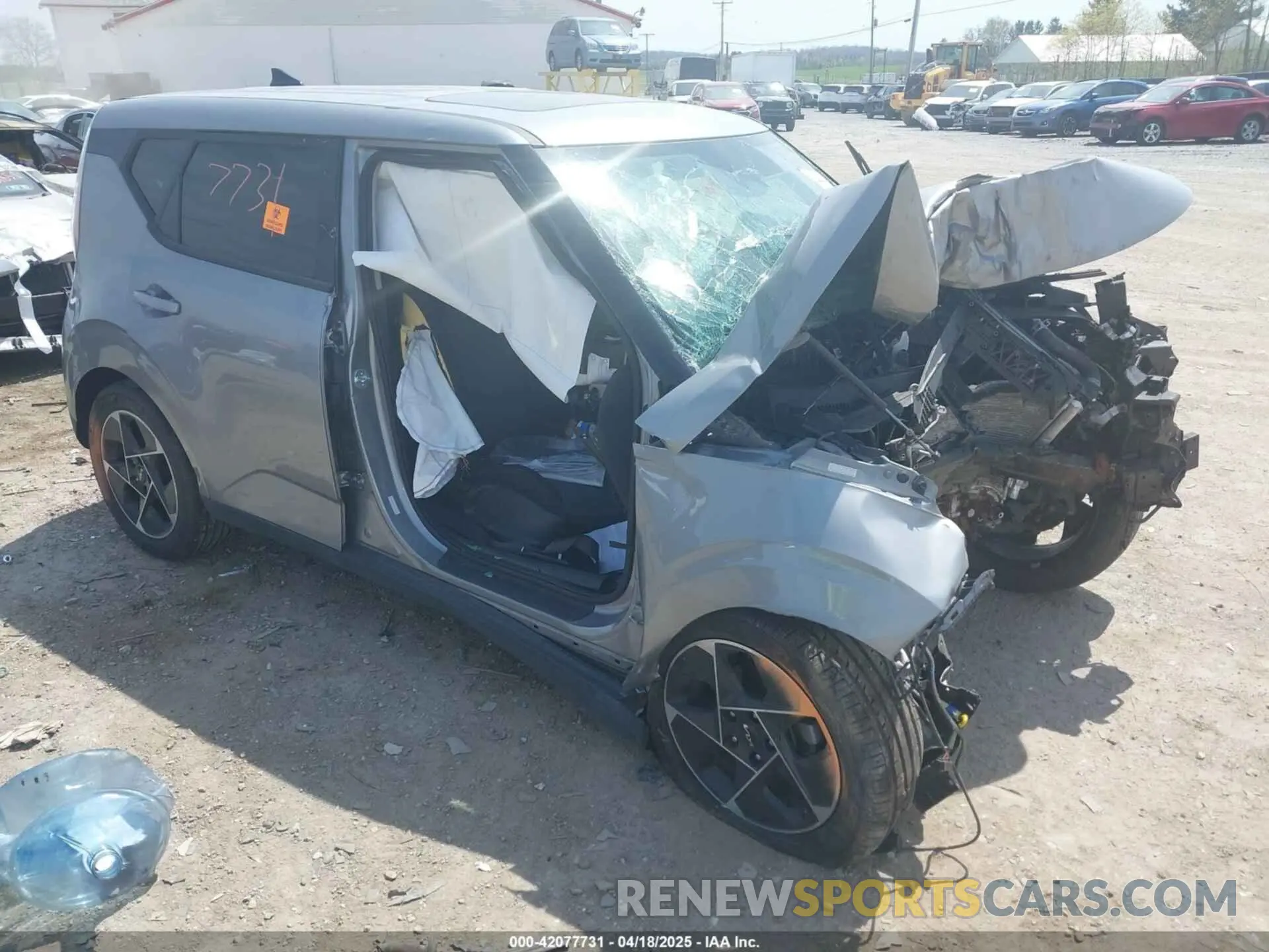 1 Photograph of a damaged car KNDJ33AU4P7866056 KIA SOUL 2023