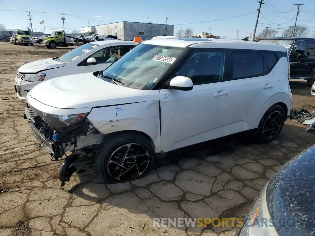 1 Photograph of a damaged car KNDJ33AU8P7857389 KIA SOUL 2023