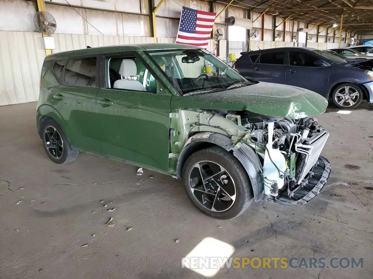 4 Photograph of a damaged car KNDJ33AUXP7211514 KIA SOUL 2023