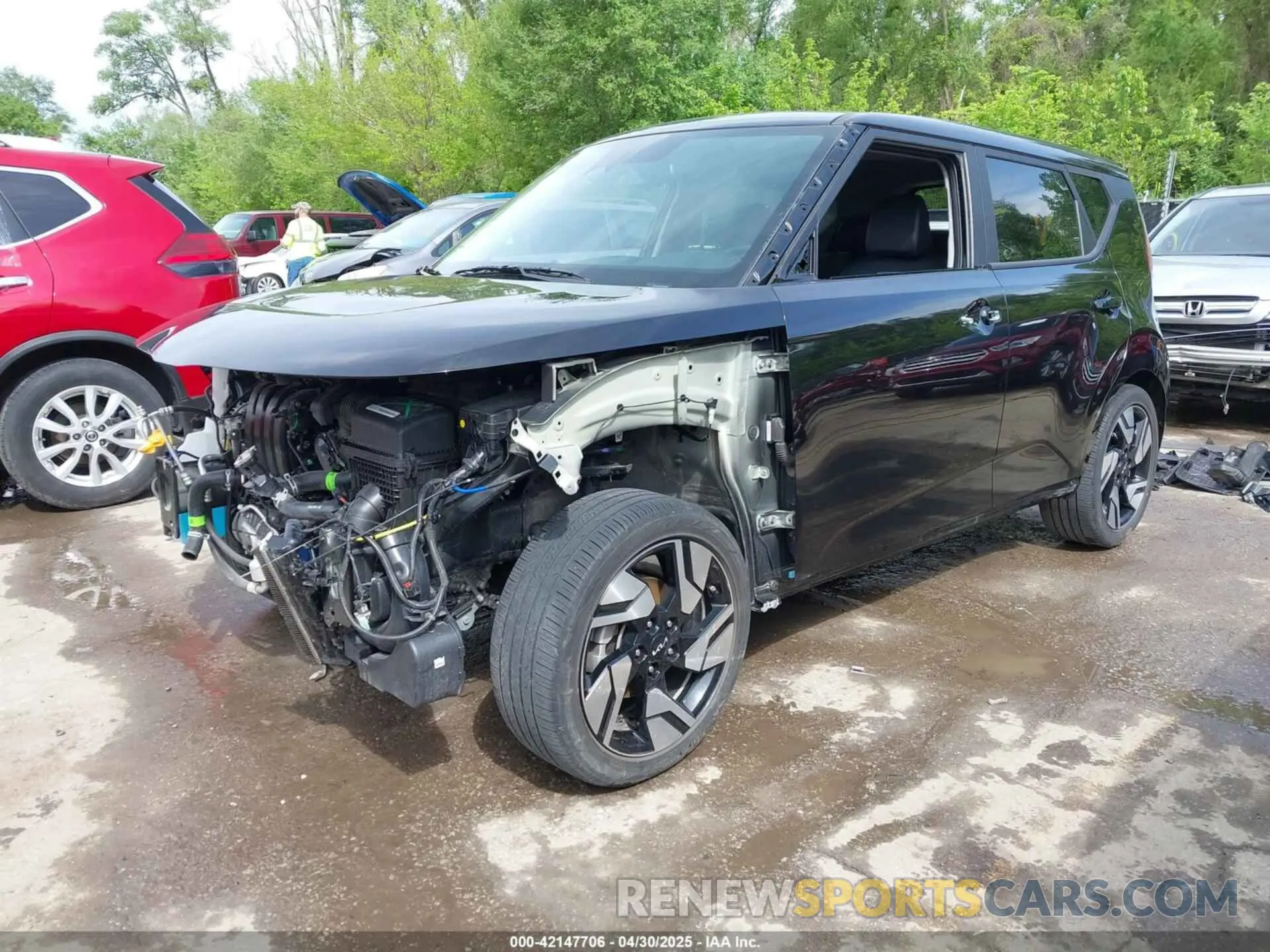 2 Photograph of a damaged car KNDJ53AU5P7848059 KIA SOUL 2023