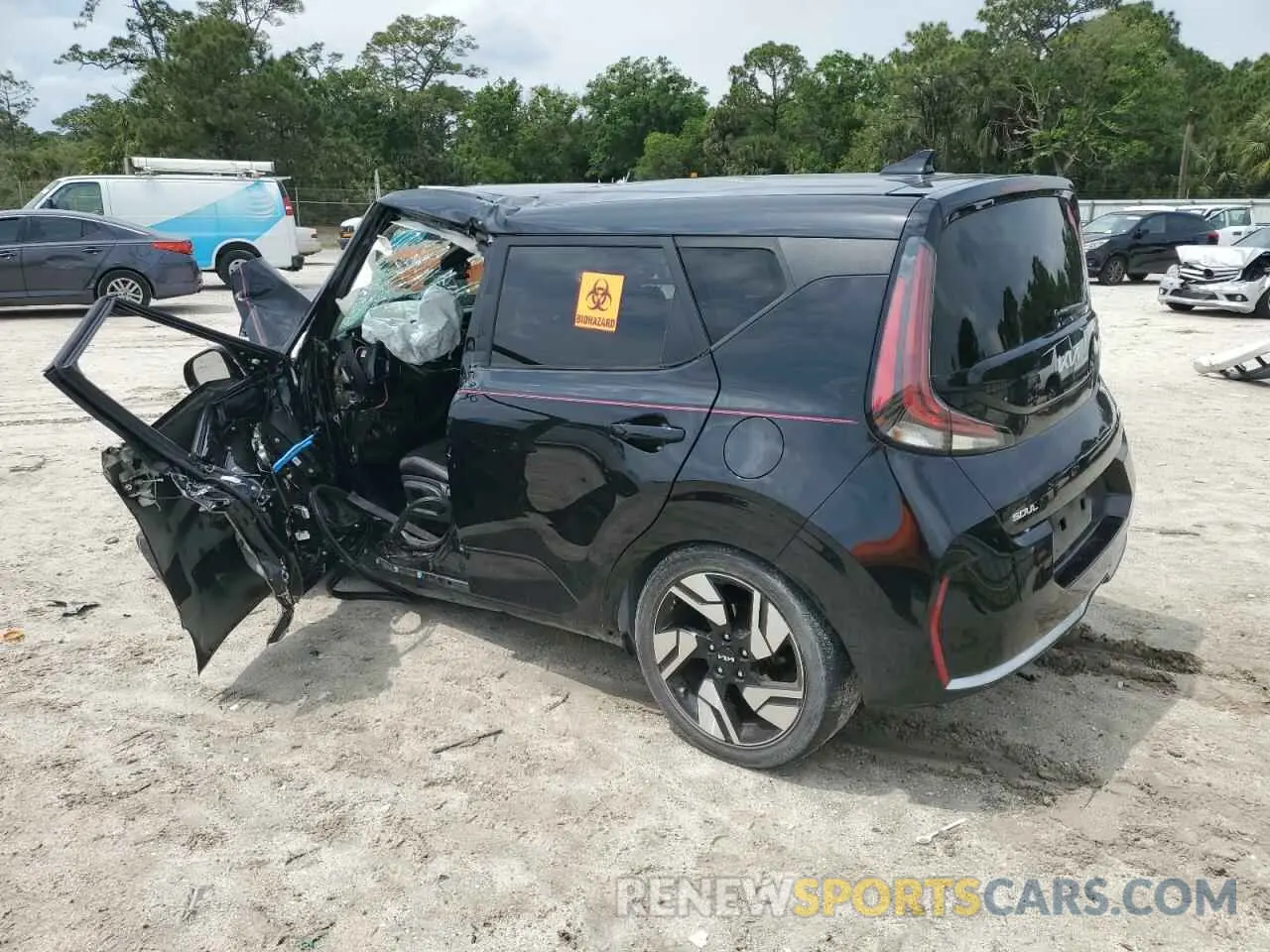 2 Photograph of a damaged car KNDJ53AU6P7854436 KIA SOUL 2023