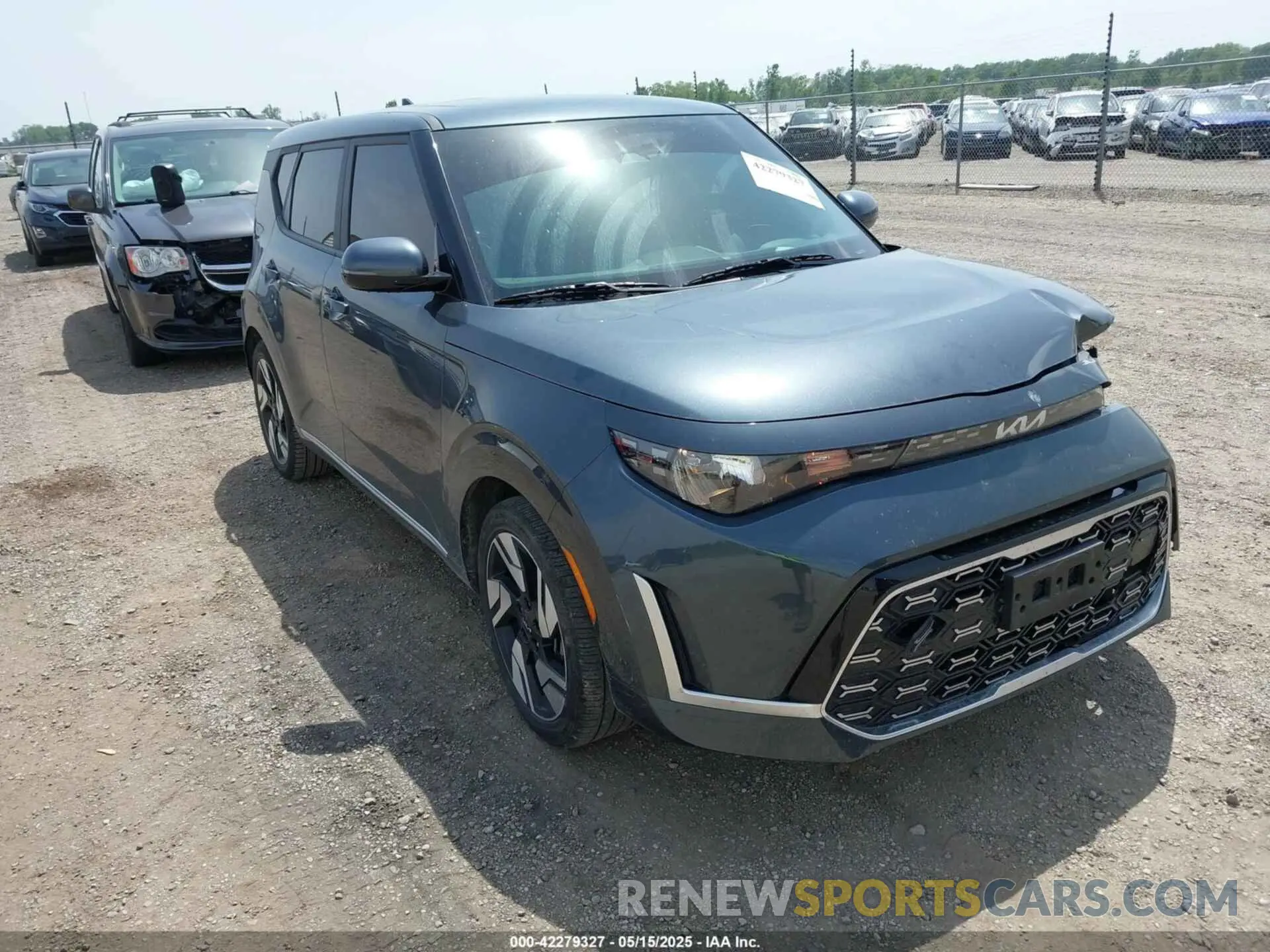 1 Photograph of a damaged car KNDJ53AU7P7191734 KIA SOUL 2023