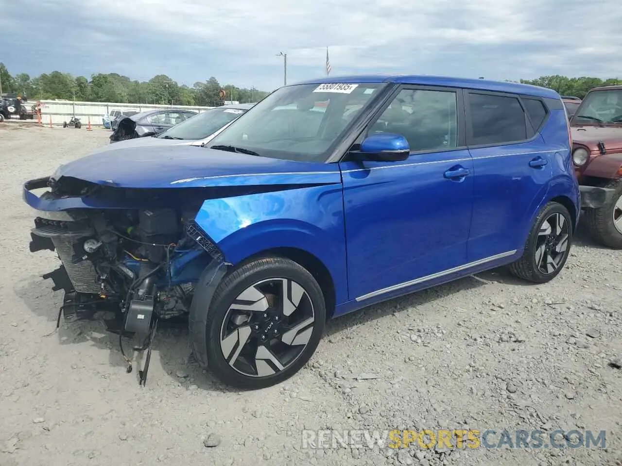 1 Photograph of a damaged car KNDJ53AU7P7200528 KIA SOUL 2023