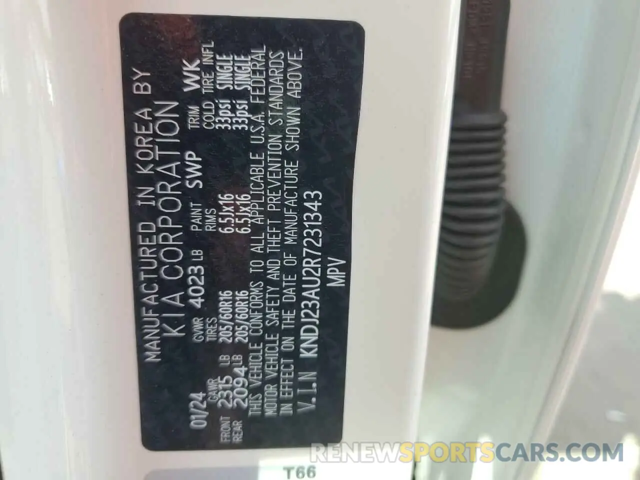 14 Photograph of a damaged car KNDJ23AU2R7231343 KIA SOUL 2024