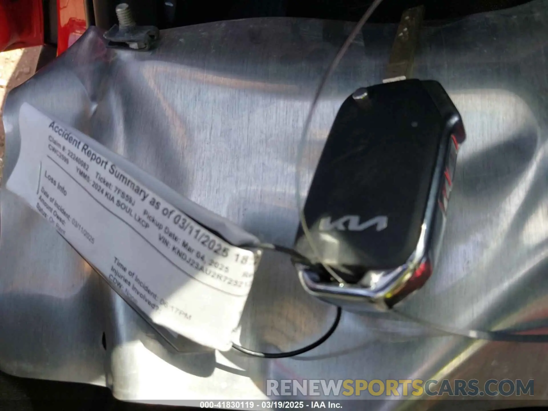 11 Photograph of a damaged car KNDJ23AU2R7232122 KIA SOUL 2024