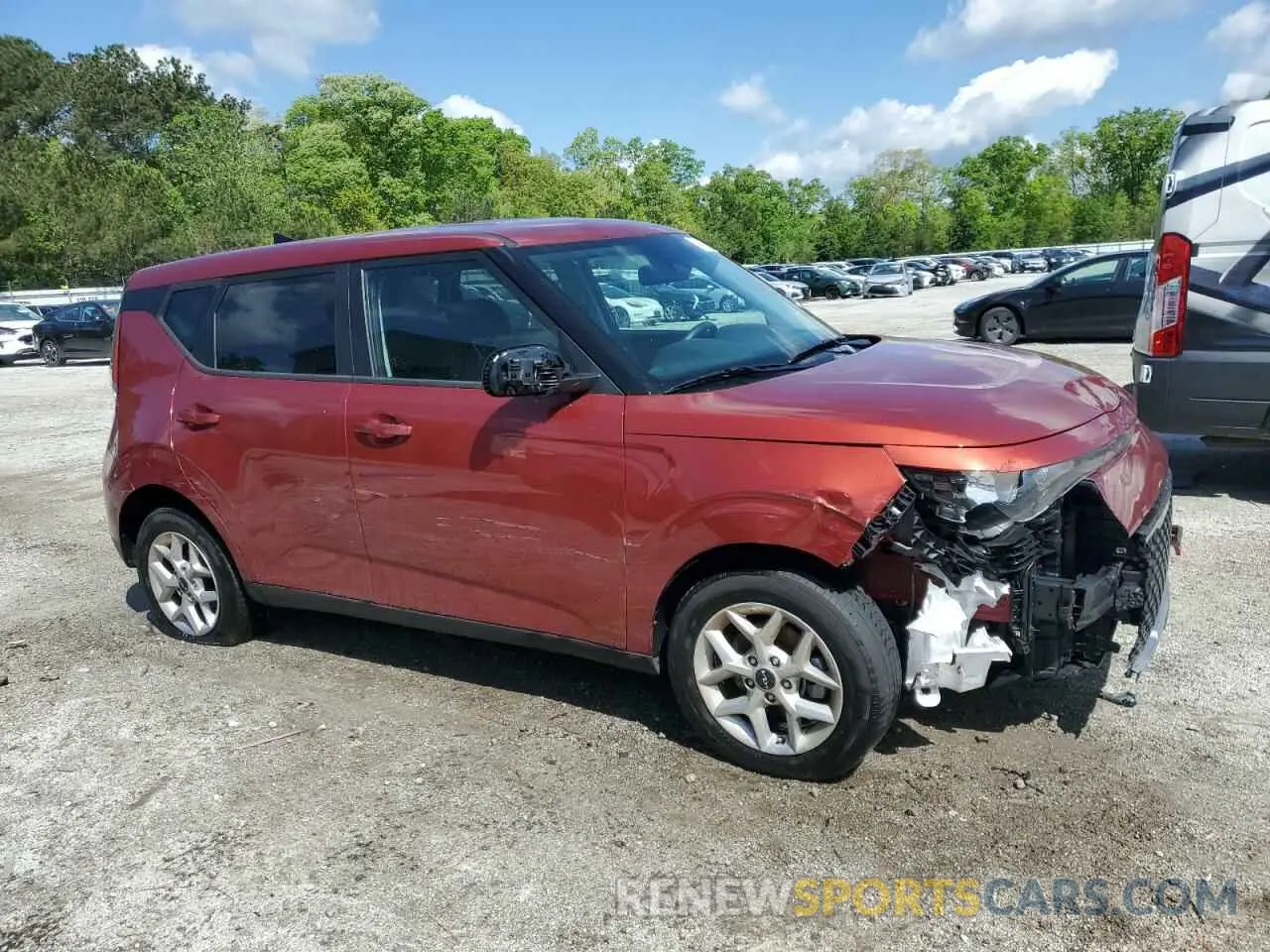 4 Photograph of a damaged car KNDJ23AU2R7909850 KIA SOUL 2024