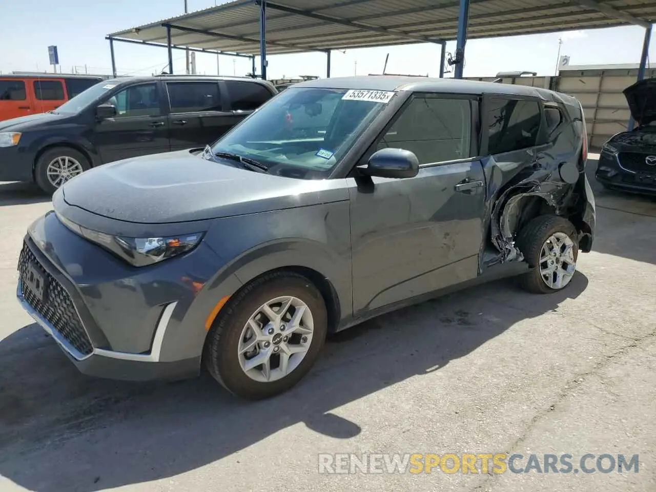 1 Photograph of a damaged car KNDJ23AU9R7921574 KIA SOUL 2024
