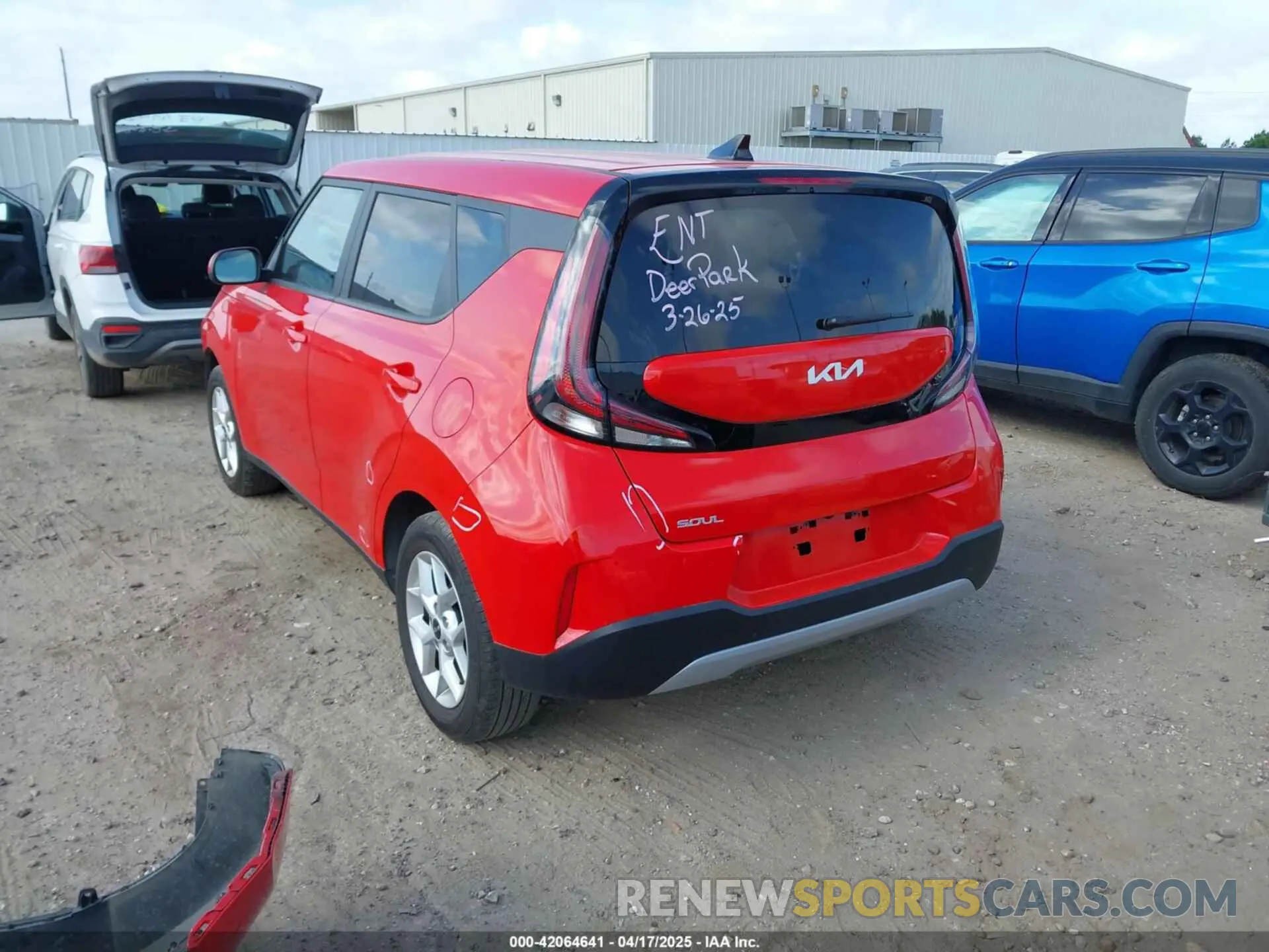 3 Photograph of a damaged car KNDJ23AUXR7219411 KIA SOUL 2024