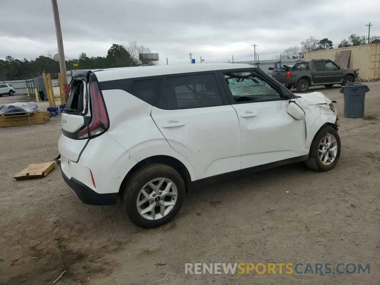 3 Photograph of a damaged car KNDJ23AUXR7234121 KIA SOUL 2024