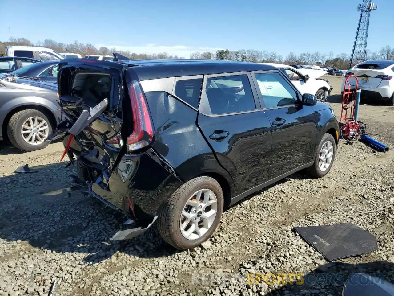 3 Photograph of a damaged car KNDJ23AUXR7239495 KIA SOUL 2024