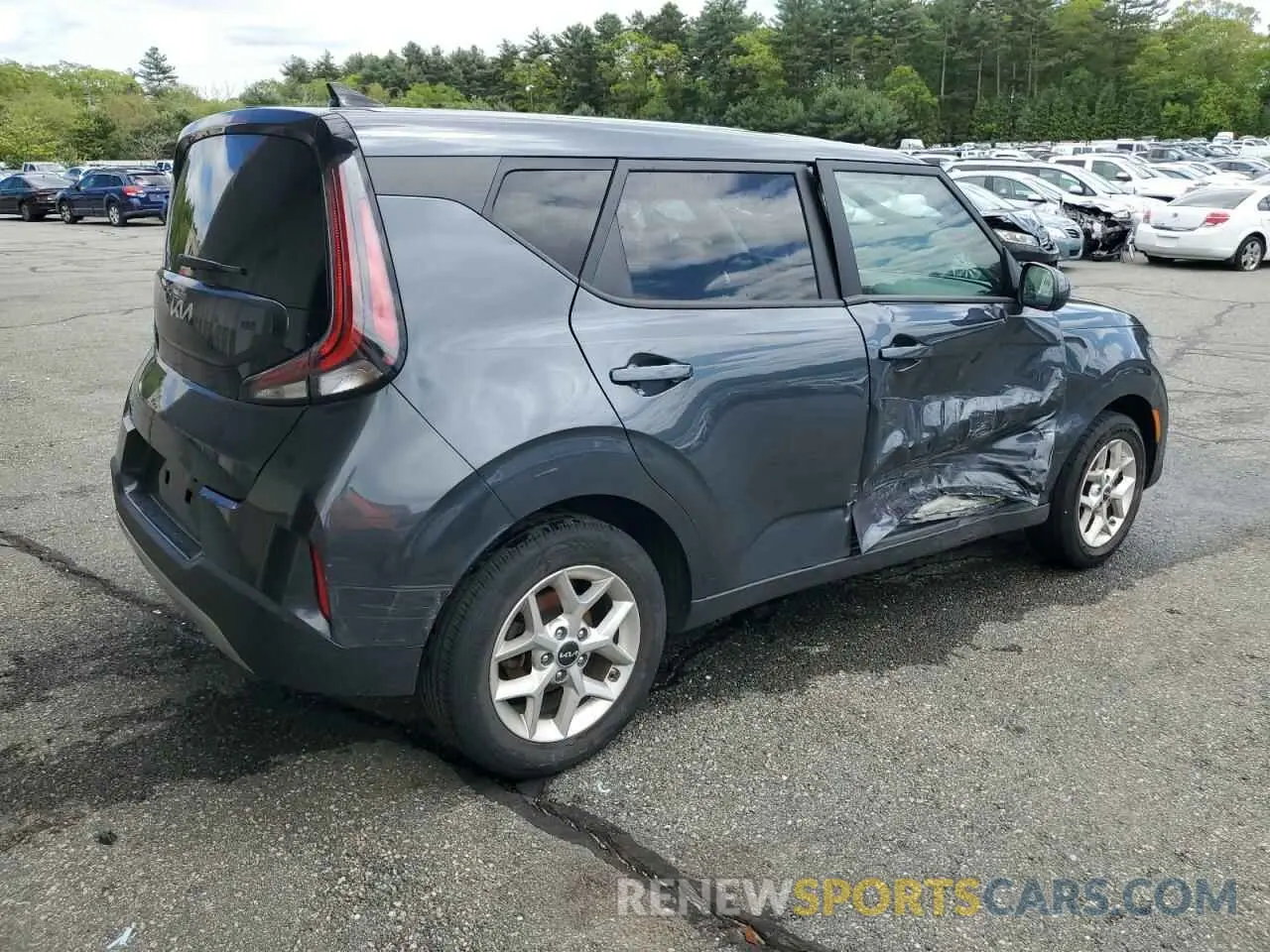 3 Photograph of a damaged car KNDJ23AUXR7242543 KIA SOUL 2024