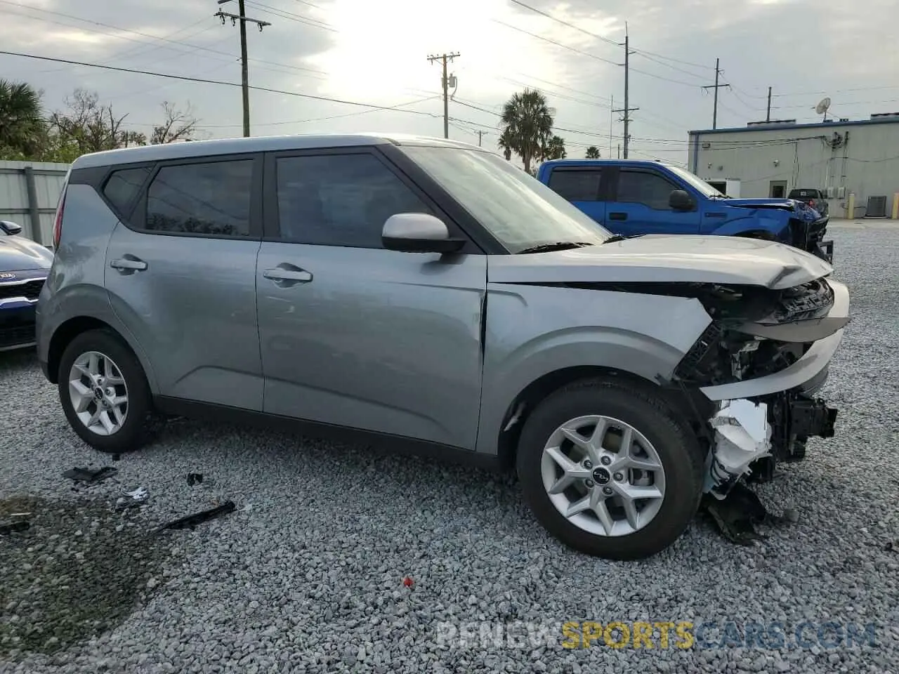 4 Photograph of a damaged car KNDJ23AUXR7921387 KIA SOUL 2024