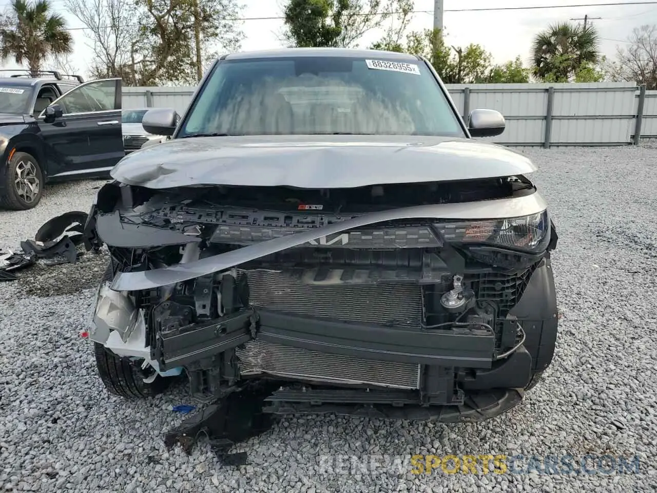 5 Photograph of a damaged car KNDJ23AUXR7921387 KIA SOUL 2024