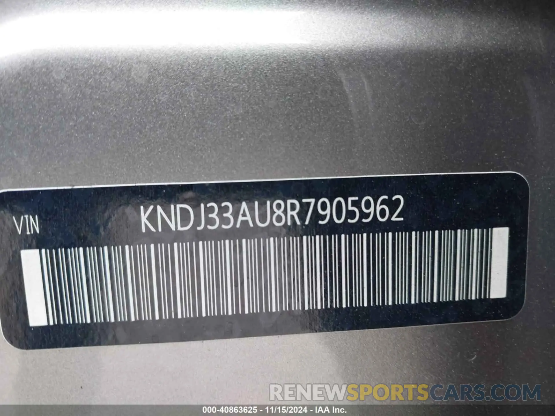 9 Photograph of a damaged car KNDJ33AU8R7905962 KIA SOUL 2024