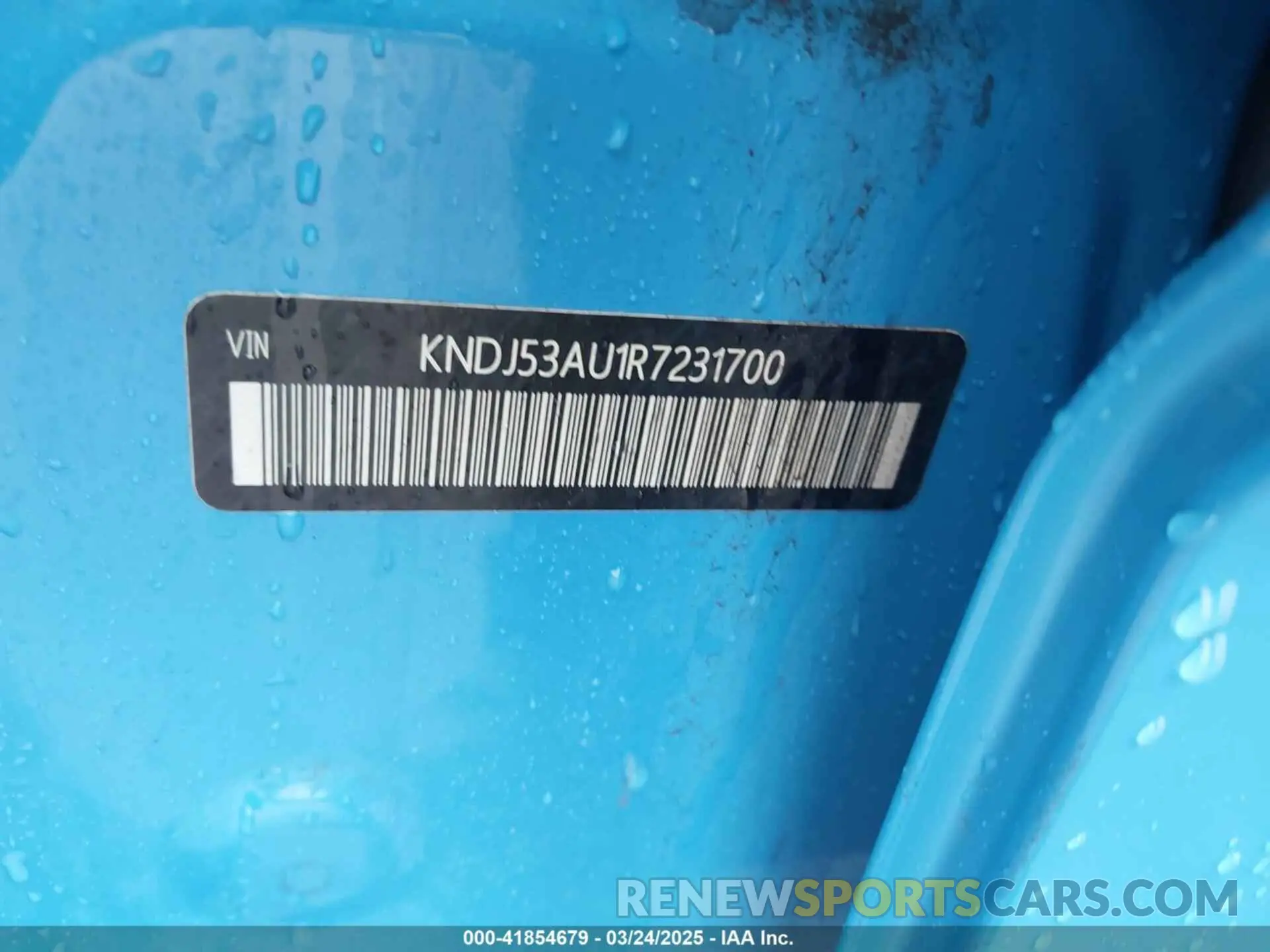 9 Photograph of a damaged car KNDJ53AU1R7231700 KIA SOUL 2024