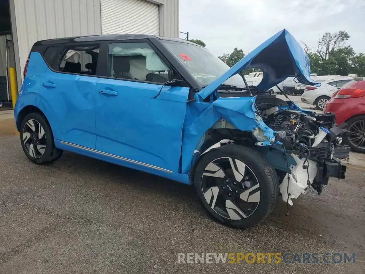 4 Photograph of a damaged car KNDJ53AU3R7223050 KIA SOUL 2024