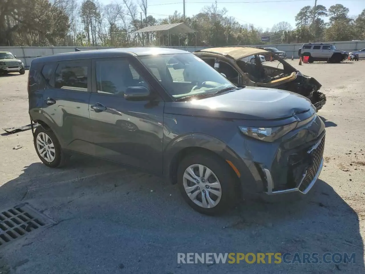 4 Photograph of a damaged car KNDJ23AU0S7248468 KIA SOUL 2025