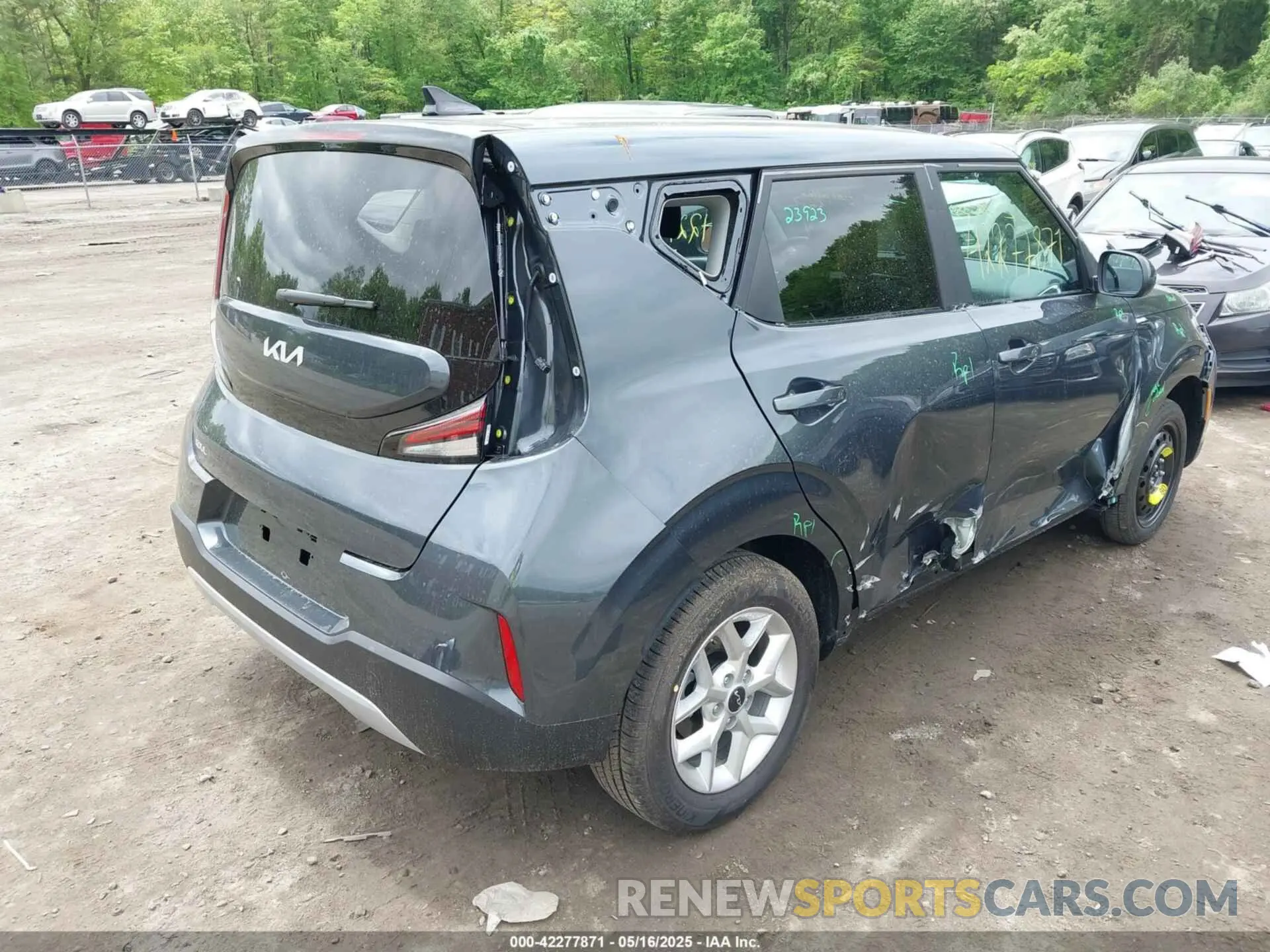 4 Photograph of a damaged car KNDJ23AU0S7262998 KIA SOUL 2025
