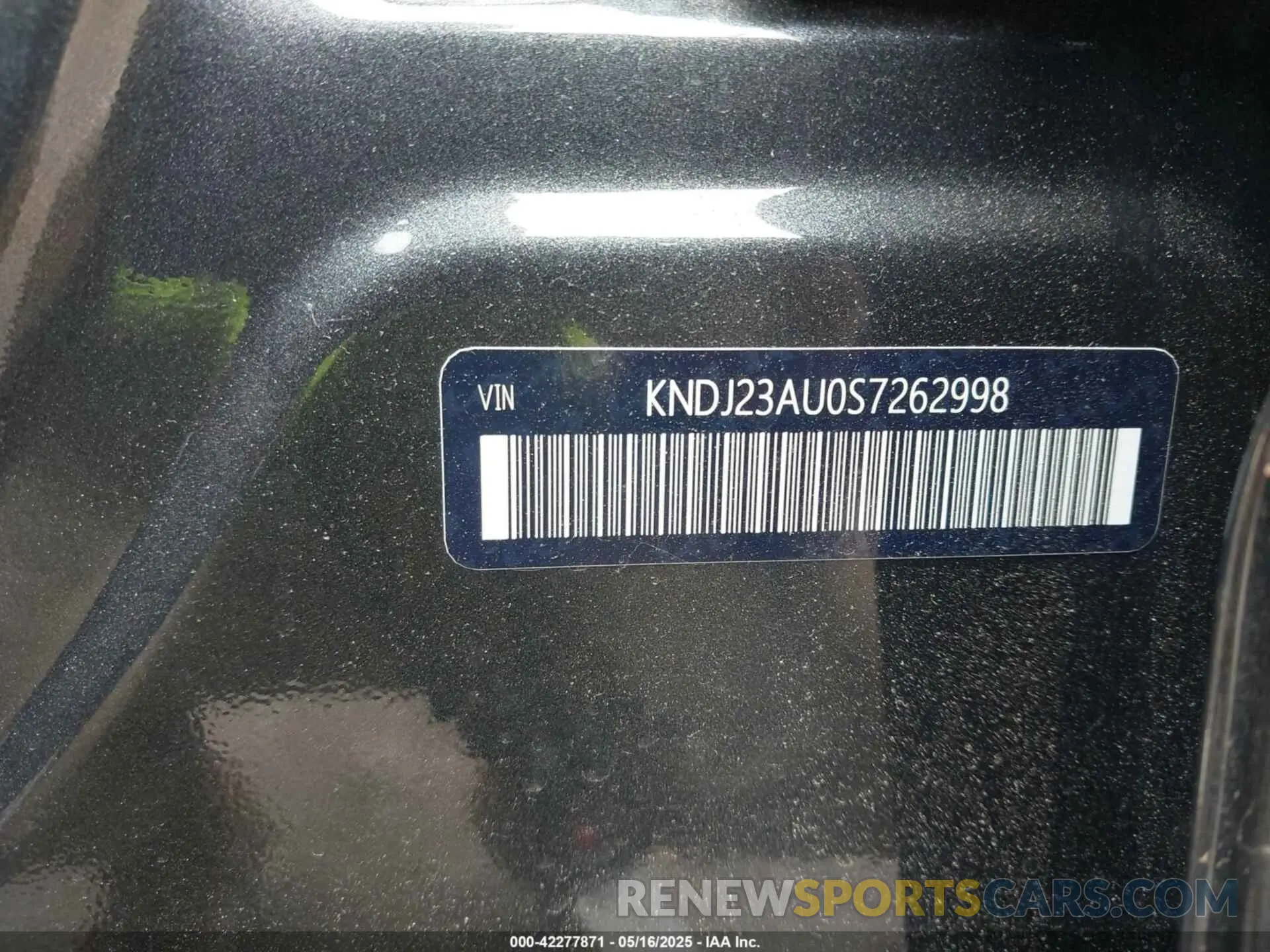 9 Photograph of a damaged car KNDJ23AU0S7262998 KIA SOUL 2025